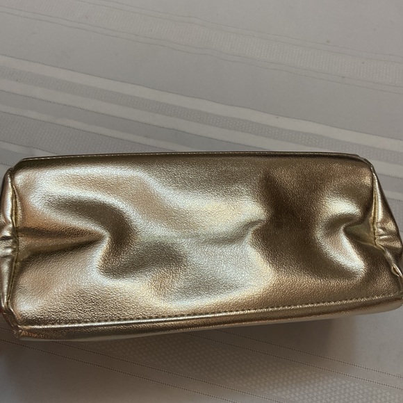 LANCÔME Cosmetics Womens Gold Metallic Bag - New Unused - Picture 7 of 9